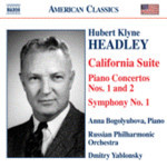 Headley: California Suite / Piano Concertos Nos. 1 and 2 / Symphony No. 1 cover