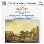 Clarinet Concertos Volume 1 cover