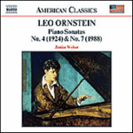 Ornstein: Piano Sonatas No. 4 & No. 7 / etc cover