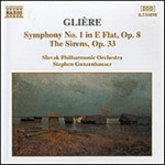 Gliere: Symphony No. 1 In E Flat Op.8 / The Sirens Op. 33 cover