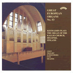 Great European Organs Vol 53 cover