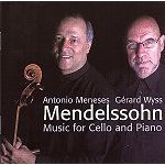Mendelssohn: Music for Cello and Piano (Incs sonatas Nos 1 & 2) cover