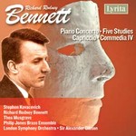 Piano Concerto / Five Studies for Piano / Capriccio for Piano Duet / Commedia IV cover