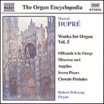 Dupre: Works for Organ Volume 5 cover