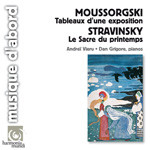 Pictures at an Exhibition (with Stravinsky - Rite of Spring) cover
