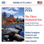 Ives: Orchestral Sets Nos. 1-3 cover