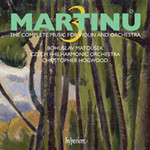 Martinu: Complete Music for Violin & Orchestra-Volume 3 cover