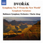 Dvorak: Symphony No. 9 in E minor, Op. 95, From the New World / Symphonic Variations Op. 78 cover