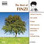 Best of Finzi (Incls music from the Cello Concerto & Clarinet Concerto) cover