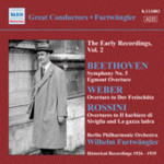 Beethoven: Symphony No 5 / Egmont Overture (with overtures by Rossini & Weber) [rec 1926-1935] cover