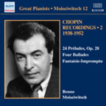 Chopin Recordings Vol 2 (Incls 24 Preludes Op 28 & Ballades Nos 1-4) (Rec 1938-52) cover