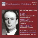 Furtwangler Early Recordings, Vol. 1 (Incls 'Brandenburg Concerto No. 3' & 'Eine kleine Nachtmusik') [rec 1929-37] cover