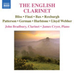 The English Clarinet (Incls Finzi - 5 Bagatelles, Op. 23) cover