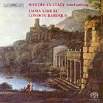 Handel in Italy - solo cantatas cover