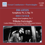 Brahms: Symphony No. 2 in D major, Op. 73 [with Bruckner-Symphony No 7] (Furtwangler, Commercial Recordings 1940-50, Vol. 7) cover