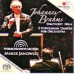 Symphony No. 4 in E minor Op. 98 / 8 Hungarian Dances for Orchestra cover