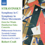 Stravinsky: Symphony in C / Symphony in 3 Movements / Octet / Dumbarton Oaks cover