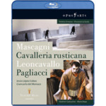 Mascagni: Cavalleria Rusticana / Leoncavallo: Pagliacci (complete operas recorded in 2007) BLU-RAY cover