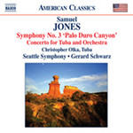 Jones: Symphony No. 3, Palo Duro Canyon / Tuba Concerto cover