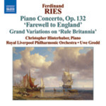 Ries: Piano Concertos, Vol. 3 (Incls 'Piano Concerto in A minor) cover