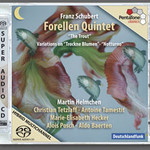 Piano Quintet in A 'The Trout' / Variations on Trockne Blumen for flute and piano / Piano Trio (Notturno) in E flat cover