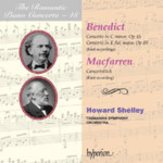 Benedict: Piano Concertos (with Walter Macfarren - Concertstuck in E minor) cover