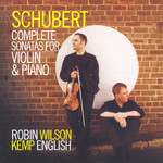 Schubert: Complete sonatas for violin and piano cover
