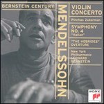 Violin Concerto / Symphony No 4 'Italian' / 'Hebrides' Overture cover