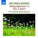 Mendelssohn: String Quartets, Vol. 2 - Nos. 2 & 5 cover