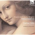 Vespro della beata Vergine [vespers for the Virgin] cover