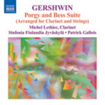 Gershwin: Music for Clarinet and Strings [Incls Porgy and Bess Suite & 3 Preludes] cover