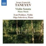 Taneyev: Violin Sonata / Piano Music cover
