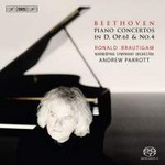 Beethoven: Piano Concerto No. 4 in G Op 58 / Piano Concerto in D Op 61 cover