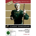 Classic Shakespeare - Henry V / Romeo & Juliet / Hamlet (Classic Matinee Triple Bill) cover