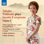 Takako Nishizaki Plays Suzuki Evergreens, Vol. 3 cover