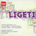 MARBECKS COLLECTABLE: Ligeti - String Quartets 1 & 2 / Vocal works cover