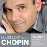 Louis Lortie plays Chopin - Volume 1 [Nocturnes, Sonata, Scherzo] cover