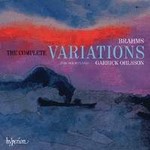 Brahms: Variations for solo piano (complete) cover