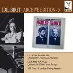 Mahler - Quartet for Piano and Strings (with Franck - Quintet) cover
