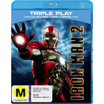 Iron Man 2 - Triple Play (Contains Blu-ray + DVD + Digital Copy) cover