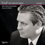 Liszt: The Complete Songs Volume 1 cover