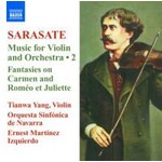 Sarasate: Music for Violin and Orchestra Volume 2 (Incls 'Carmen Fantasy') cover