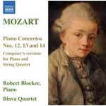 Piano Concertos Nos. 12, 13 & 14 (versions for Piano and String Quartet) cover