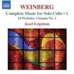 Complete Music for Solo Cello Vol. 1: 24 Preludes / Solo Cello Sonata No. 1 cover