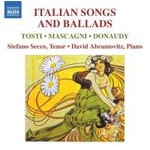 Italian Songs and Ballads (with tracks by Donaudy & Mascagni) cover