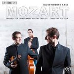 Mozart: Divertimento in E flat major, K563 (with Schubert's Piano Trio in B flat major, D471) cover