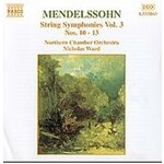 Mendelssohn - String Symphonies vol. 3 cover