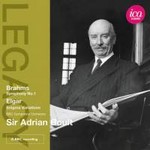 Brahms: Symphony No. 1 in C minor, Op. 68 (with Elgar: Enigma Variations) cover