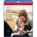 Verdi: Un Ballo in Maschera [The Masked Ball] (complete opera recorded in 2008) BLU-RAY cover