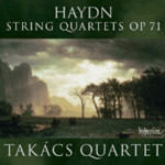Haydn: String Quartets, Op. 71 1-3 cover